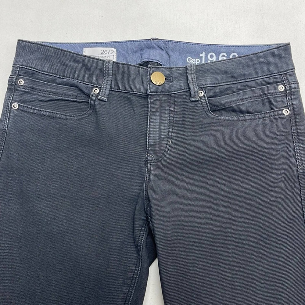 GAP 1969 Women’s 26/2 Dark Gray ALWAYS SKINNY Jeans